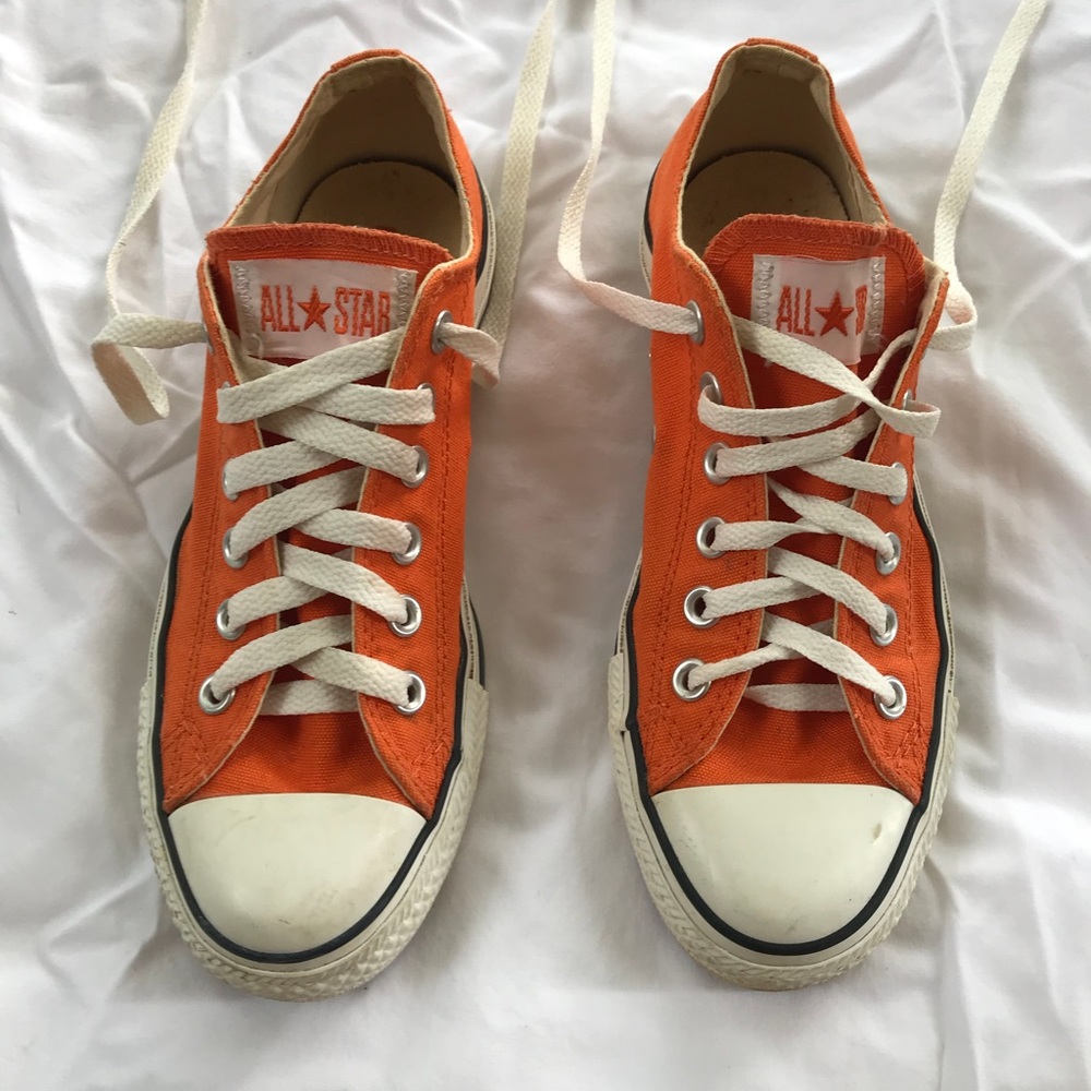 Orange Converse
